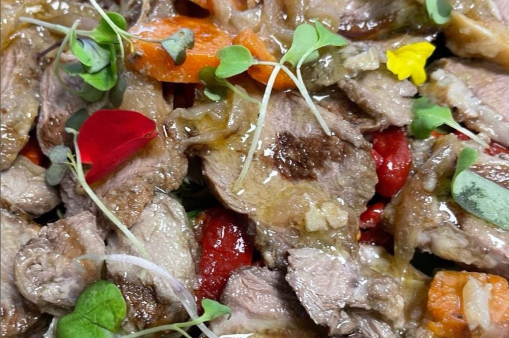 Solomillo de jabalí en escabeche