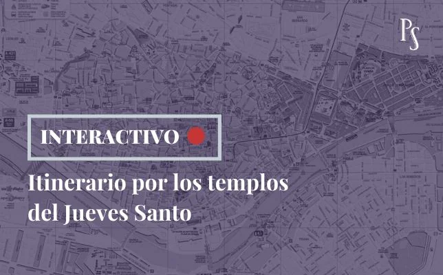 Itinerario gráfico del Jueves Santo en Sevilla