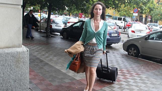 Mercedes Alaya, a su llegada a los juzgados sevillanos el pasado martes, tras seis meses de baja