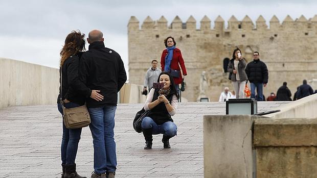 Turistas, ayer en Córdoba