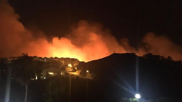 Incendio declarado este verano en Manilva
