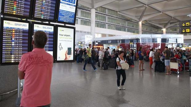 El aeropuerto de Málaga, lugar donde tuvo lugar el suceso