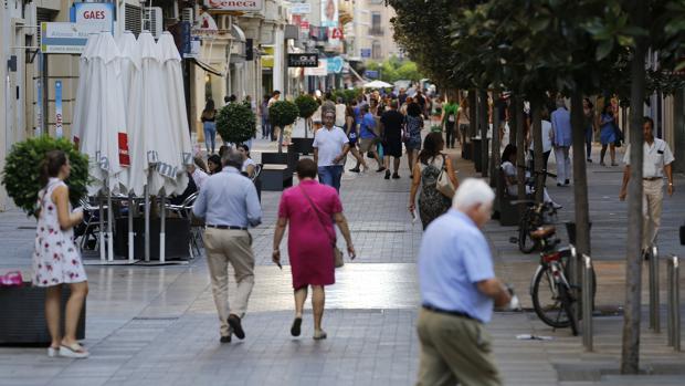 Imagen de la céntrica calle Cruz Conde de Córdoba
