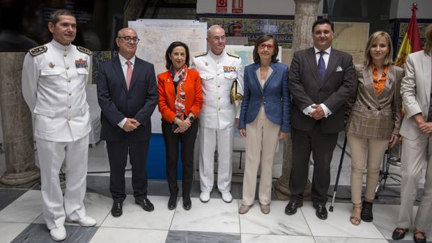 Uun momento de la presentación de las cartas en Ayamonte