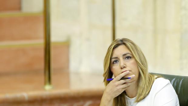 Susana Díaz en el Parlamento Andaluz