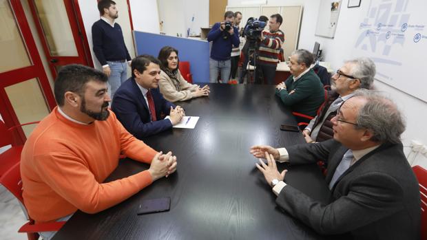 Bellido, este lunes con agentes sociales en las dependencias del PP en el Ayuntamiento