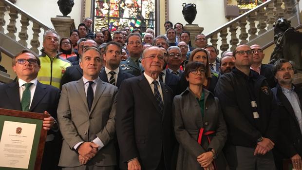 Imagen de todos los reconocidos por el rescate de Julen