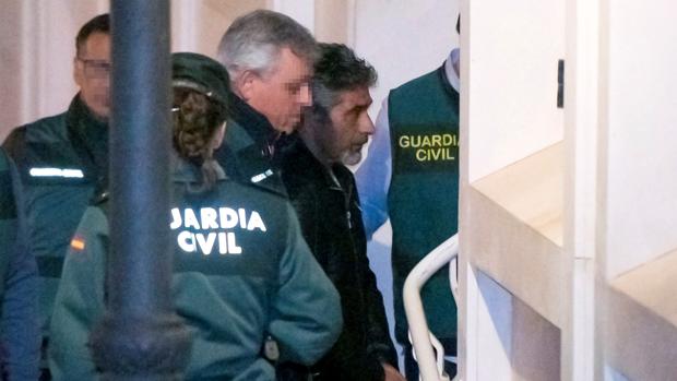 Bernardo Montoya entrando en los juzgados tras su detención por la Guardia Civil