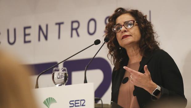 La ministra María Jesús Montero