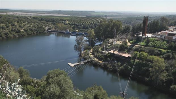 Instalaciones del parque multiaventura de Hornachuelos