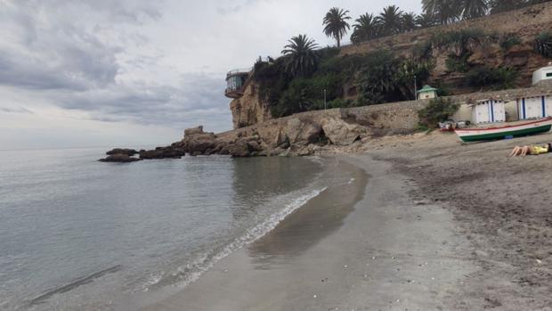 Playa de Nerja, en Málaga