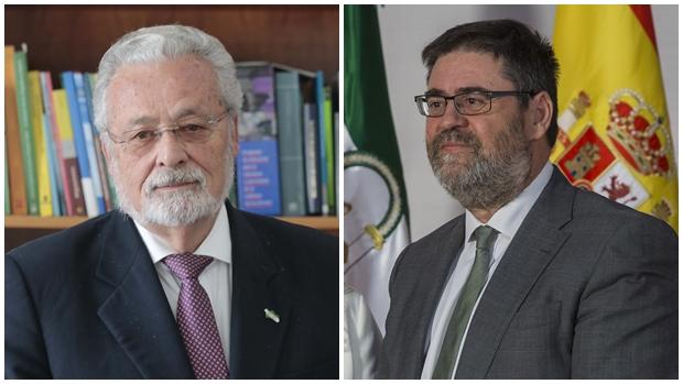 Jesús Maeztu, Defensor del Pueblo Andaluz, y Antonio López, presidente de la Cámara de Cuentas