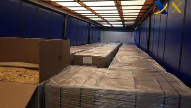 Tabaco incautado en una operación desarrollada en Córdoba y otras provincias en agosto de 2018