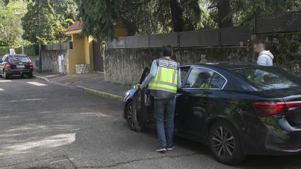 Imagen de archivo de un registro de la Policía Nacional