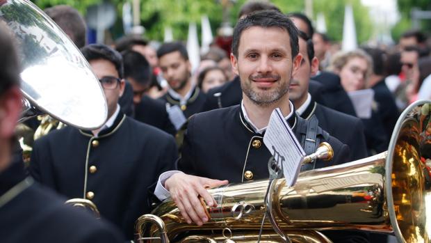 Juan Carlos Rodríguez,presidente de la banda de música Tubamirum de Cañete de las Torres (Córdoba)