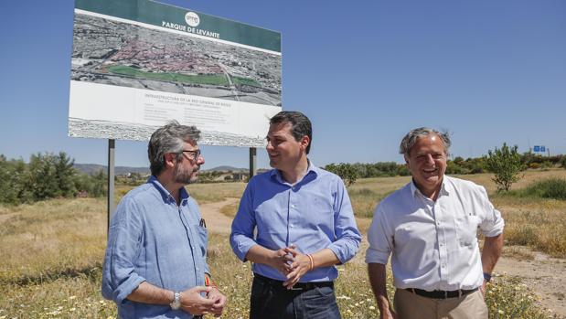 Candidatos del PP en el Parque de Levante