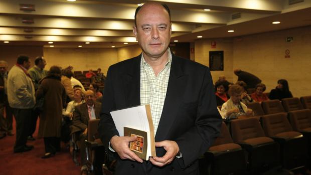 Fray Ricardo de Córdoba durante una conferencia en la sede de Cajasur de Córdoba
