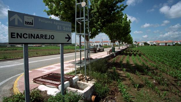 Entrada a la localidad de Encinarejo en Córdoba