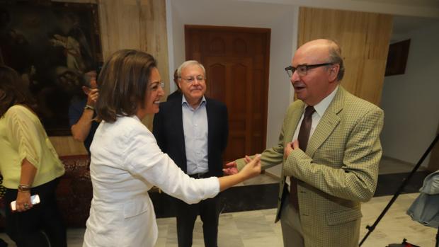 Ambrosio se despide de Luis Martín ante Emilio Aumente