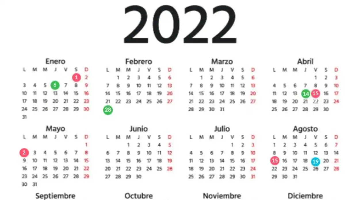 Calendario Laboral De Málaga 2022 Días Festivos Y Puentes A Lo Largo