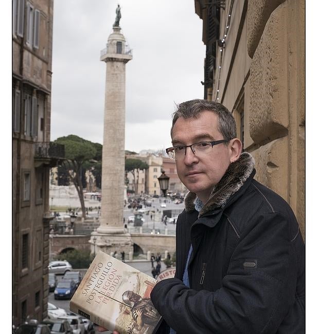 Santiago Posteguillo, fotografiado en Roma
