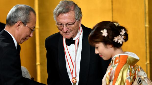 Rafael Moneo, durante la ceremonia de entrega del premio