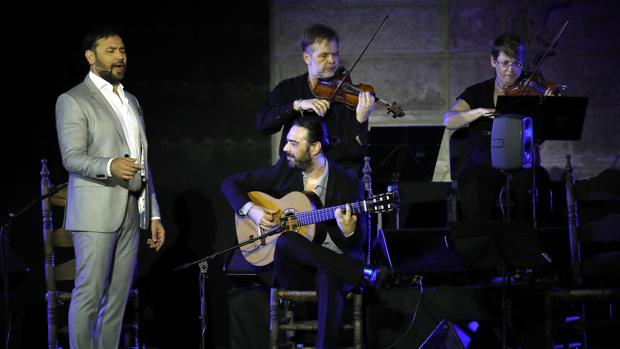 José Valencia, este martes en el Alcázar de Sevilla