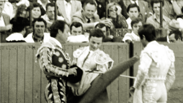 Ceremonia de alternativa con Curro Romero y Manili