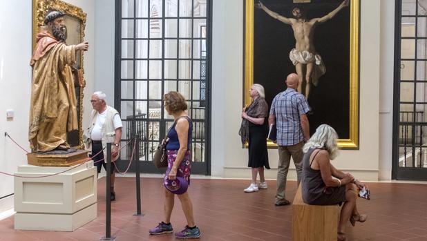 Visitantes en el Museo de Bellas Artes durante una edición del Día de los Museos