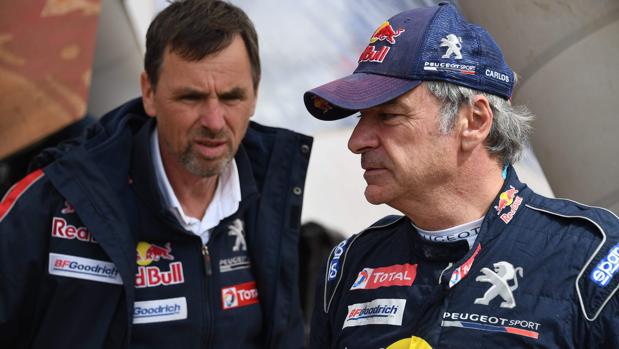 Carlos Sainz, líder del Dakar