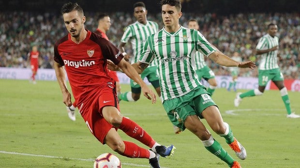 Imagen del último derbi hispalense