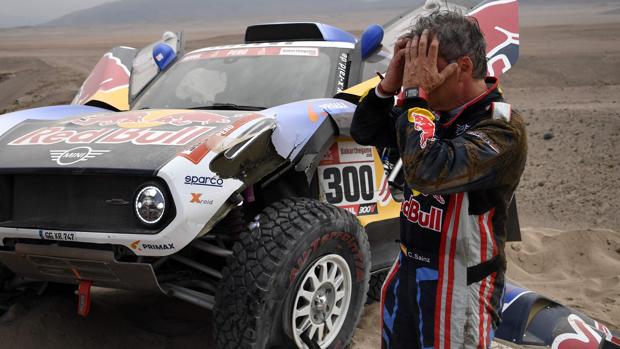 Sainz, tras el accidente de ayer
