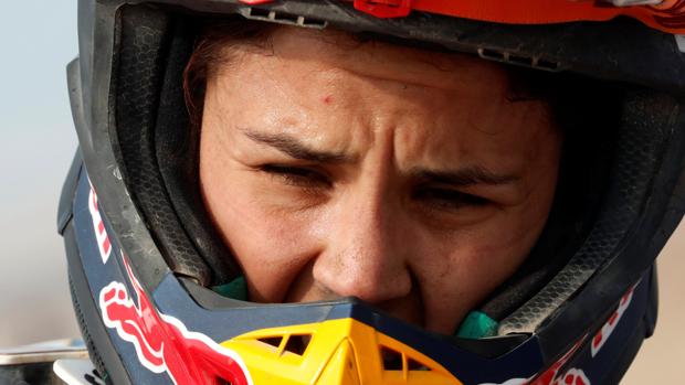 Laia Sanz, piloto española que ha competido en el Dakar