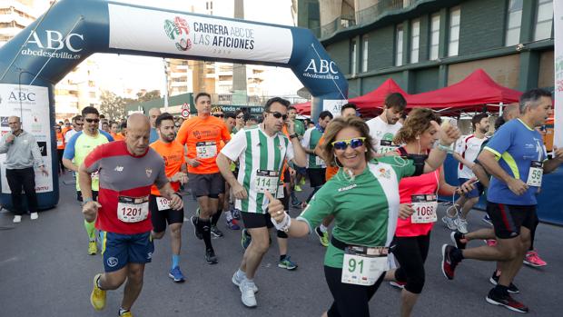 Salida de la II Carrera ABC de las Aficiones