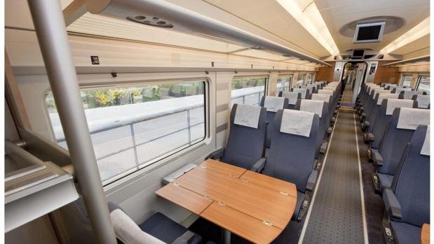 Fotos del interior de una tren de alta velocidad