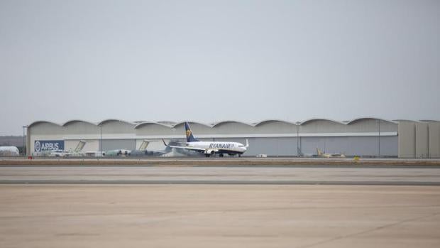 Avión de Ryanair