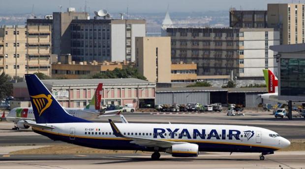 Avión de Ryanair