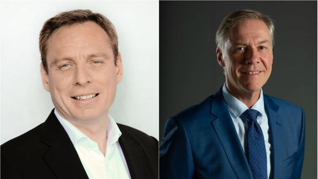 Guillaume Duverdier -a la izquierda- relevará a Richard Weissend en la presidencia de Heineken España
