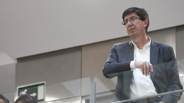 El líder de Ciudadanos, Juan Marín