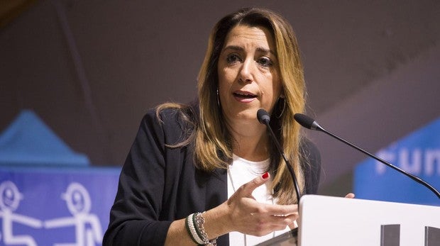 Susana Díaz en un acto institucional celebrado el pasado jueves