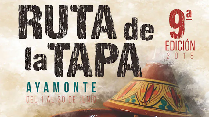 Cartel de la IX Ruta de la Tapa de Ayamonte