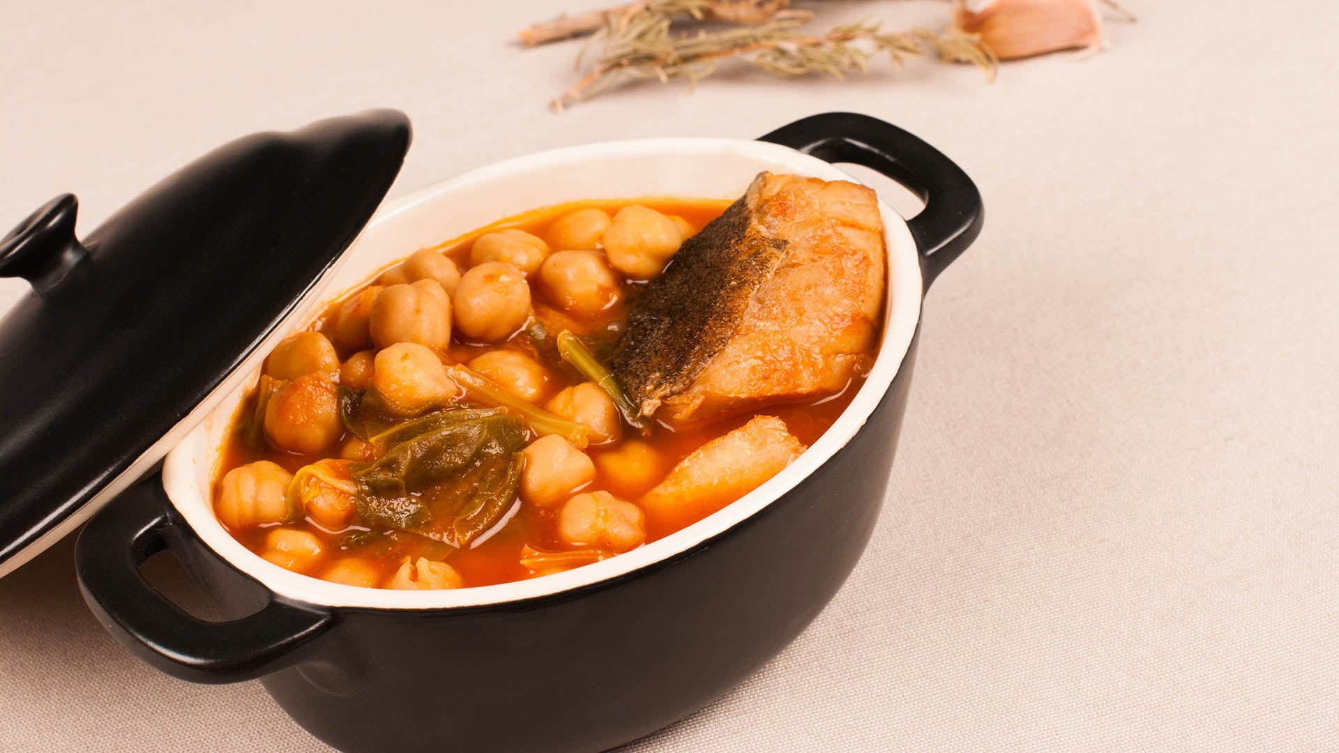 Garbanzos con bacalao Gurmé