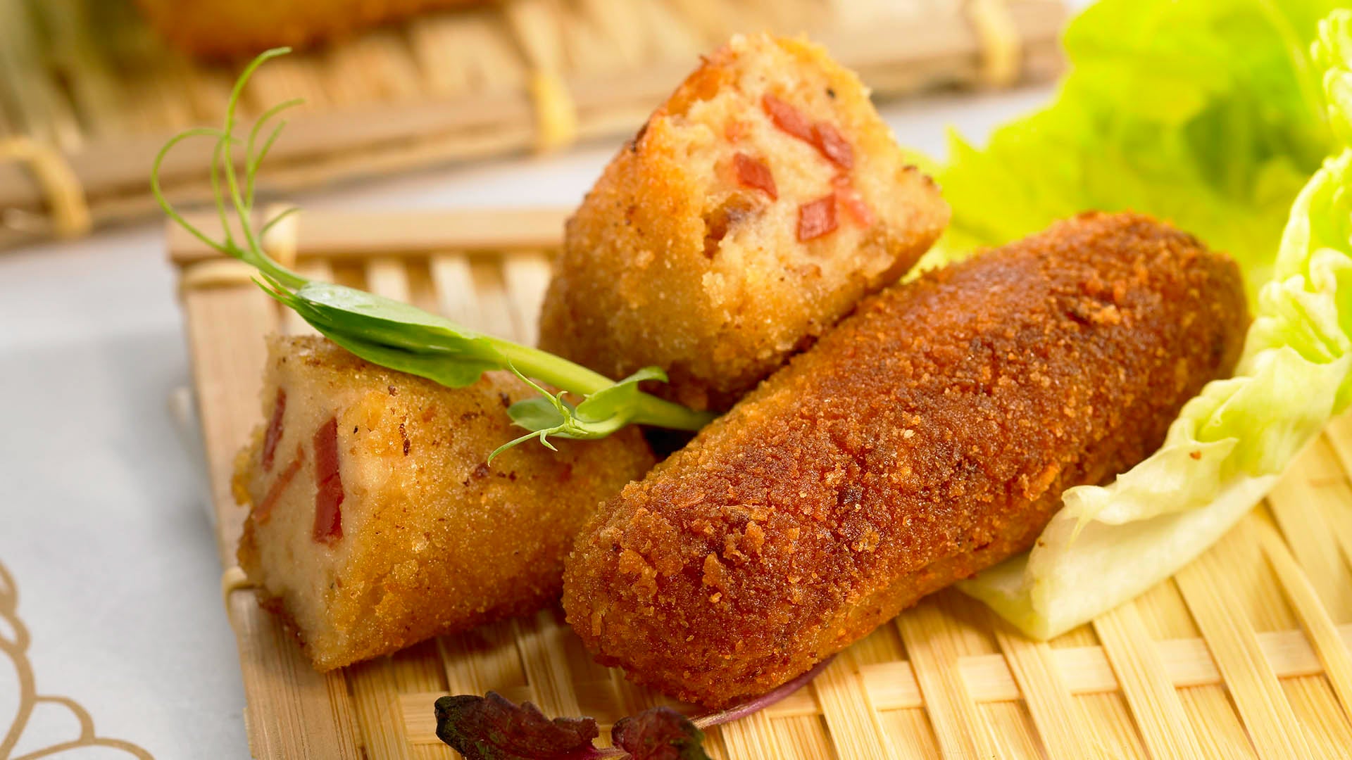 Croquetas de pollo y jamón Gurmé