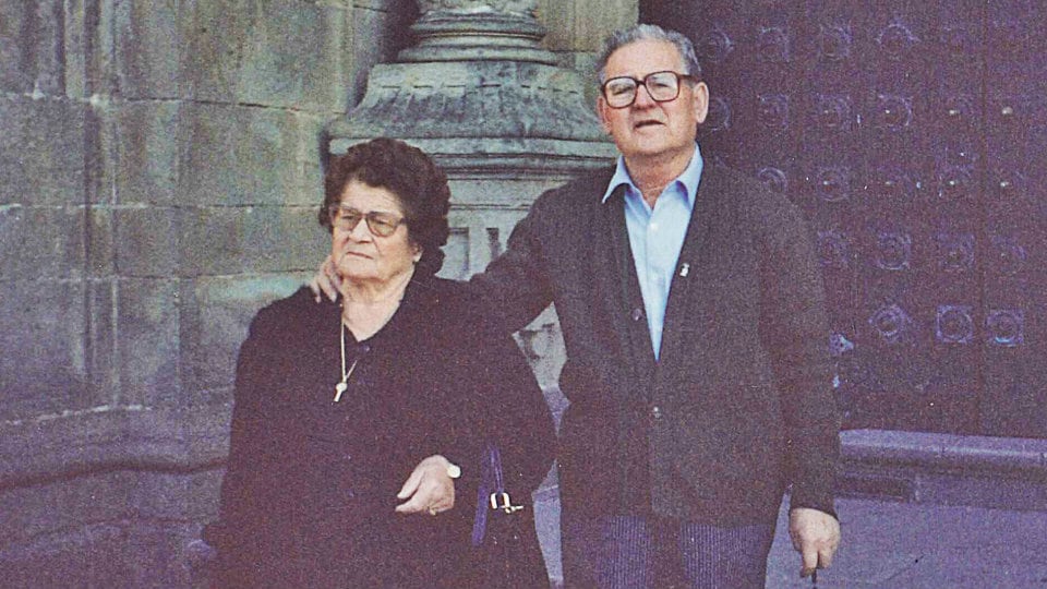 Emilia Cabrera y Manolo Mayo, en una foto cedida por la familia