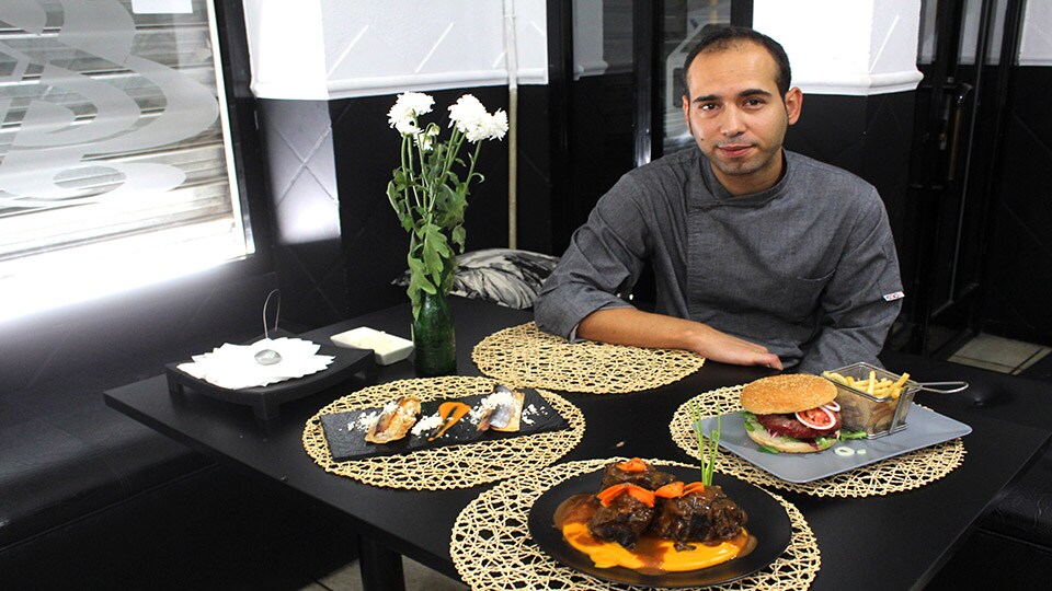 El chef Juan Ramón Rivas, chef del restaurante El Violín. FOTO: Sandra Núñez.