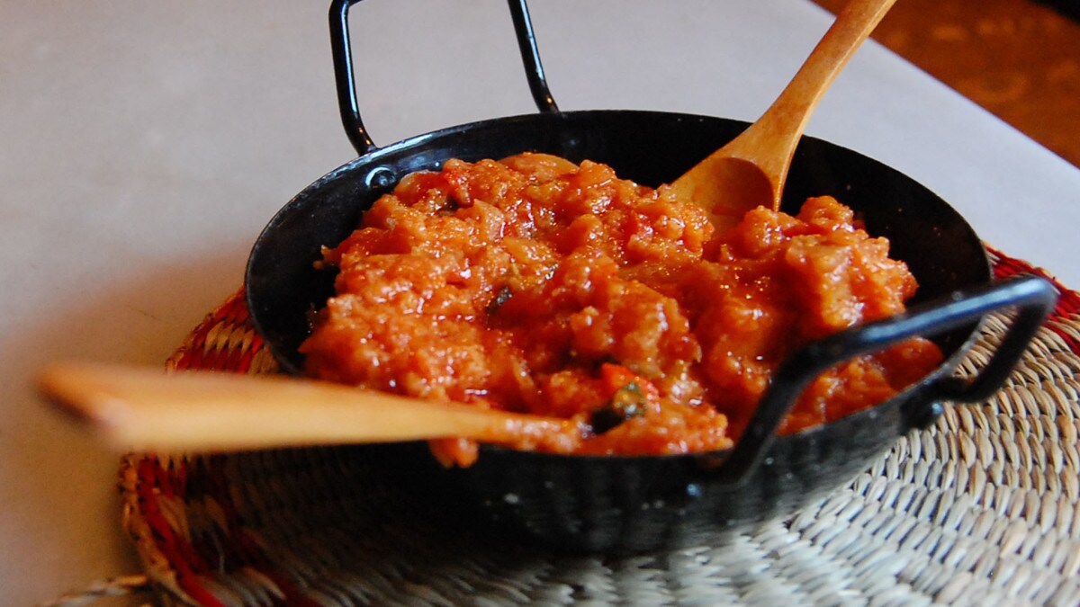 Sopa de tomate de la Antigua Abacería de San Lorenzo