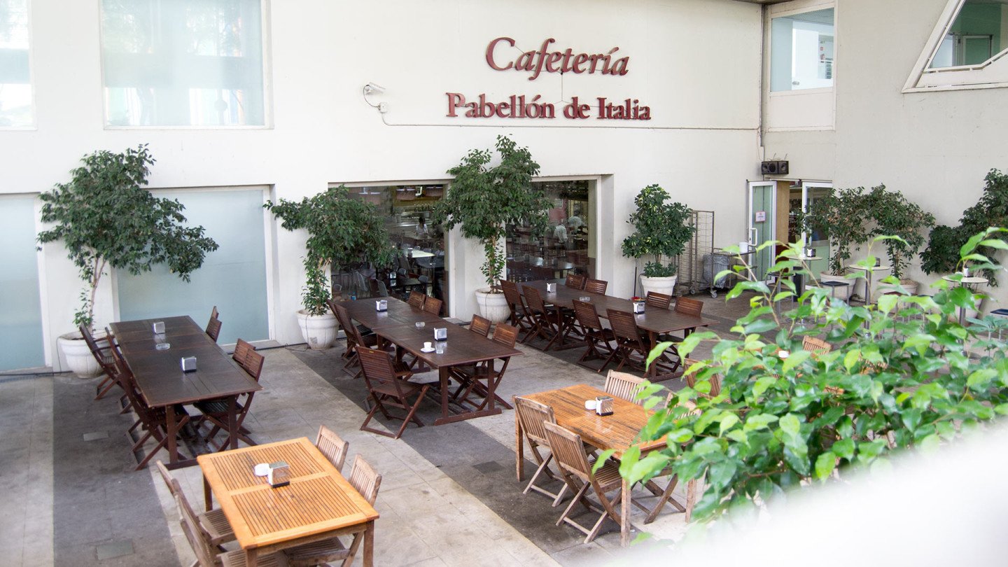 Cafetería del Pabellón de Italia en La Cartuja de Sevilla