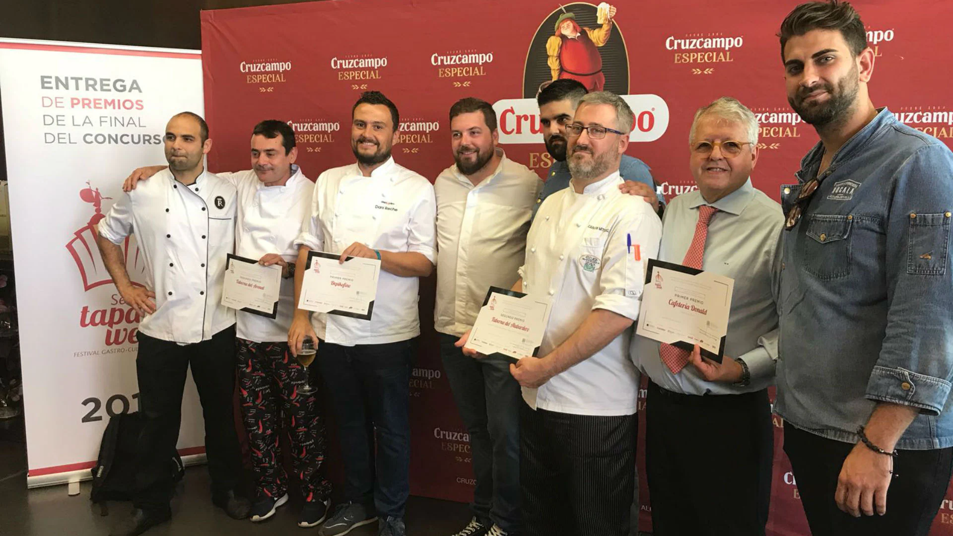 Depikofino y Cafetería Donald ganan el concurso "Gourmet" de Sevilla Tapas Week