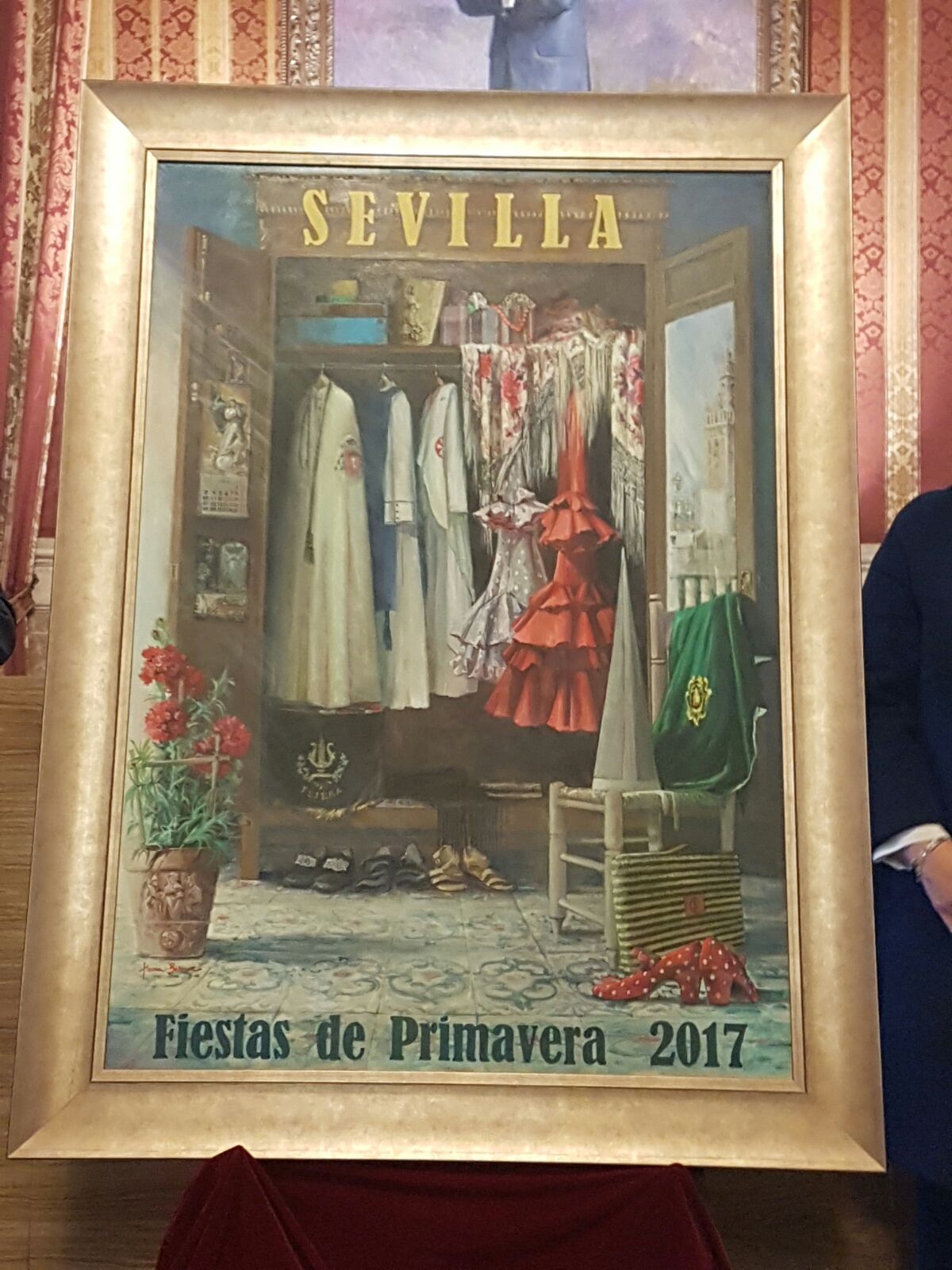 El armario de Nuria Barrera en el cartel de las Fiestas de Primavera El armario de Nuria Barrera en el cartel de las Fiestas de Primavera