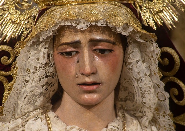 Recorrido 3D de la Virgen de la Amargura en el Santo Entierro Magno de Sevilla 2023